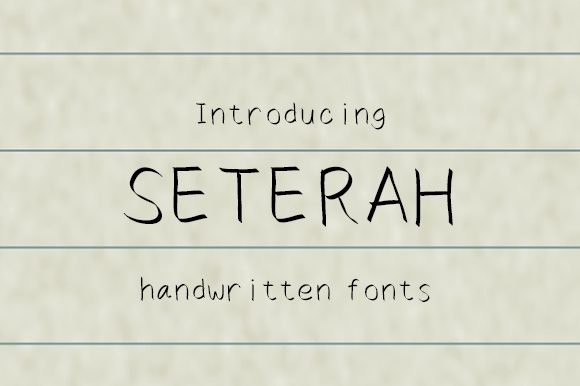 Seterah Font - Featured Image