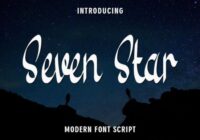 Seven Star Font - Featured Image