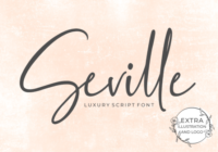 Seville Script Font - Featured Image