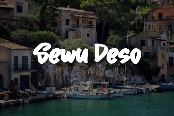 Sewu Deso Font - Featured Image