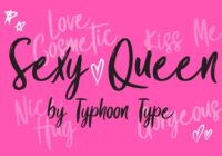 Sexy Queen Font - Featured Image