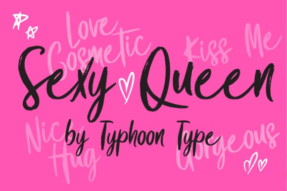 Sexy Queen Font - Featured Image