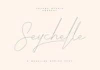 Seychelle Font - Featured Image