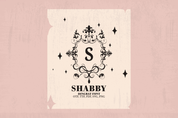 Shabby Chic Flourishes Monograms Font - Featured Image