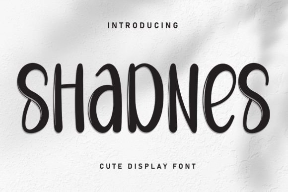 Shadnes Font - Featured Image