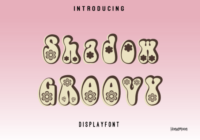 Shadow Groovy Font - Featured Image