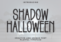 Shadow Halloween Font - Featured Image