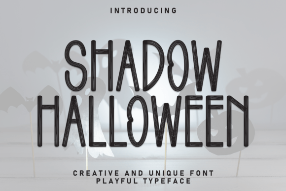 Shadow Halloween Font - Featured Image