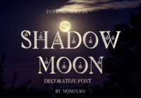 Shadow Moon Font - Featured Image