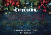 Shadow Sleigh Script Font - Featured Image