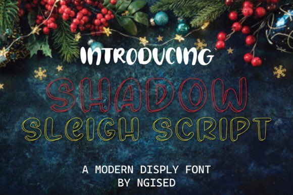 Shadow Sleigh Script Font - Featured Image