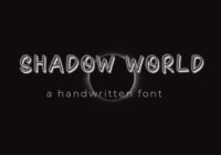 Shadow World Font - Featured Image