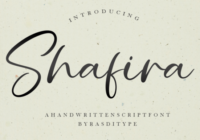 Shafira Font - Featured Image