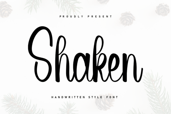 Shaken Font - Featured Image