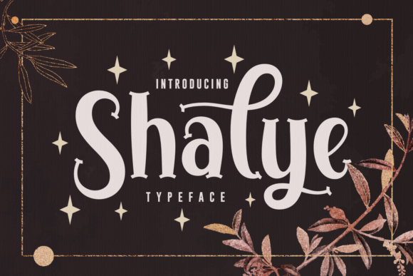 Shalye Font - Featured Image