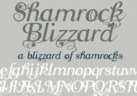 Shamrock Blizzard Font - Featured Image