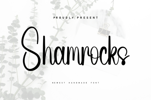 Shamrocks Font - Featured Image