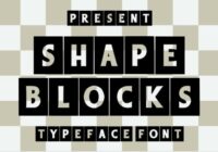 Shape Blocks Font - Featured Image