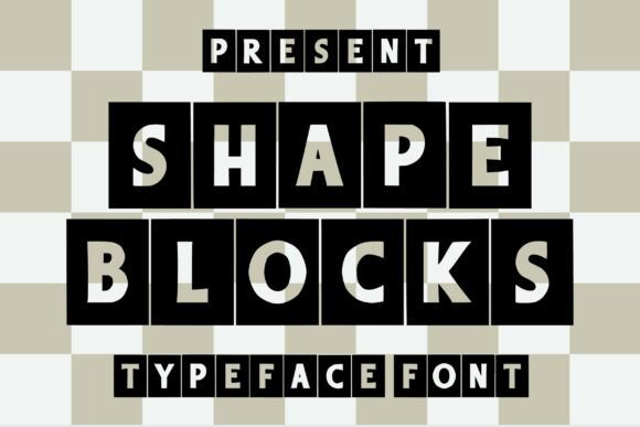 Shape Blocks Font - Featured Image