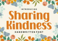 Sharing Kindness Font - Featured Image