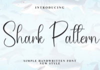 Shark Pattern Font - Featured Image