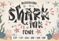 Sharkink Font - Featured Image