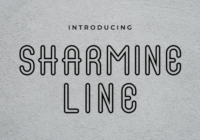 Sharmine Line Font - Featured Image