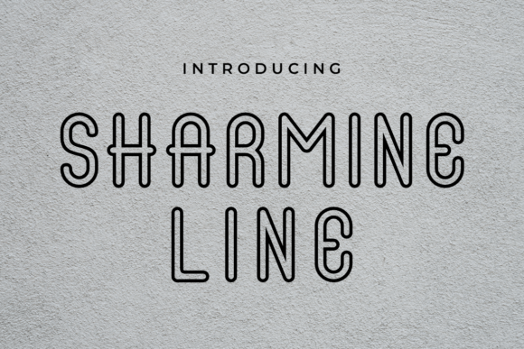 Sharmine Line Font - Featured Image