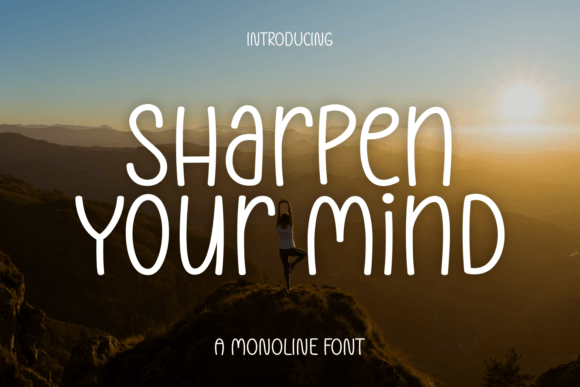 Sharpen Your Mind Font - Featured Image