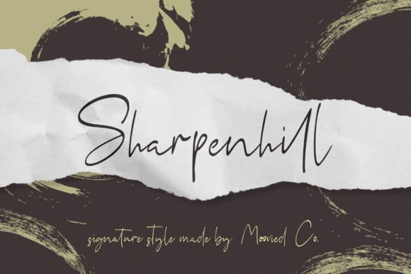 Sharpenhill Font - Featured Image