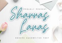 Sharras Lanas Font - Featured Image