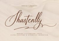 Shastenlly Font - Featured Image