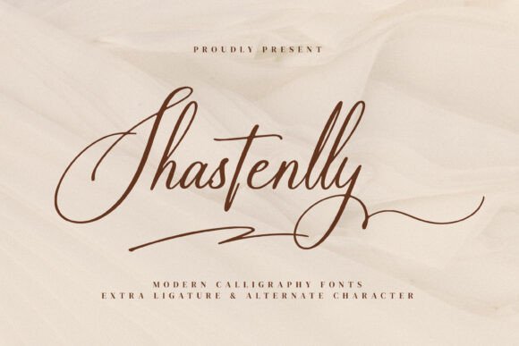 Shastenlly Font - Featured Image