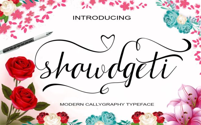Shawdgeti Font - Featured Image