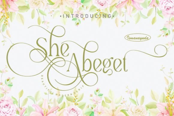 She Abeget Font - Featured Image