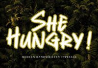 She Hungry Font - Featured Image
