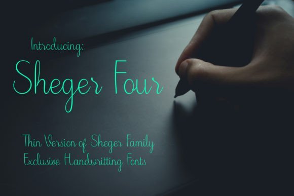 Sheger Four Font - Featured Image