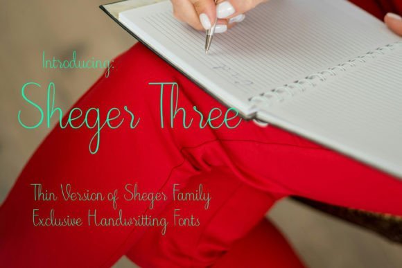 Sheger Three Font - Featured Image