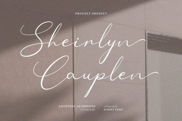 Sheirlyn Cauplen Font - Featured Image