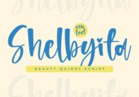 Shelbyita Font - Featured Image