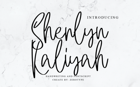 Sherlyn Kaliyah Font - Featured Image
