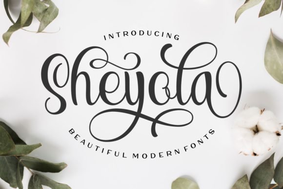 Sheyola Font - Featured Image