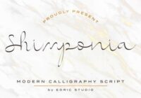 Shimponia Font - Featured Image