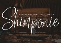 Shimponie Font - Featured Image