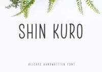 Shin Kuro Font - Featured Image