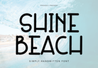 Shine Beach Font - Featured Image