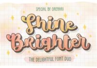 Shine Brighter Font - Featured Image