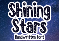 Shining Stars Font - Featured Image