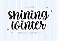 Shining Winter Font - Featured Image