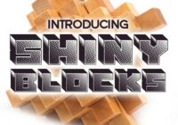 Shiny Blocks Font - Featured Image